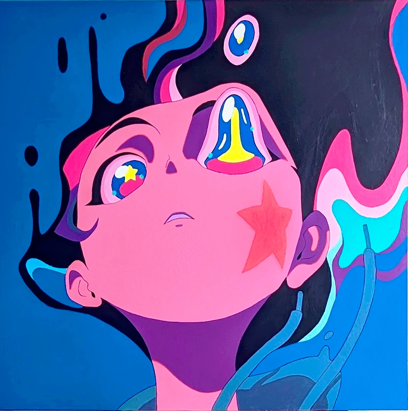 Liquid girl II, 2024