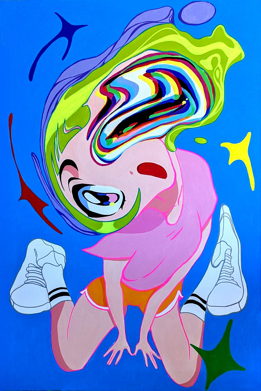 Liquid girl IV, 2024